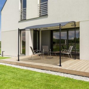 Blumfeldt Allure Roof Grey, náhradná strecha pre pergolu Allure, prístrešok, 3 x 2.5 m, šedá