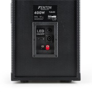 Fenton TL8LED, 3-cestný pasívny reproduktor, RGB LED, 8" woofer 400W, 2 x tweeter
