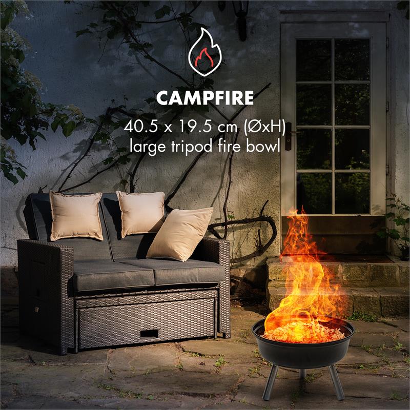 Klarstein Brooklyn-BBQ, 4 v 1 grilovací súdok, Ø 42 cm, oceľ, práškové lakovanie – Obrázok 4