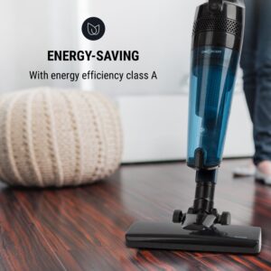 OneConcept Duster, vysávač, cyklónový filtračný systém, 600 W, modrý/čierny