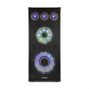 Fenton TL 1012 LED, PA reproduktor, 900 W, 12" woofer, 10" stredno tónový reproduktor