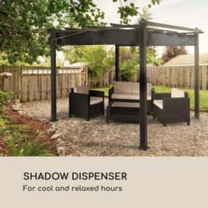 Blumfeldt Pantheon Roof, náhradná strecha, 3 x 2,6 m, 180 g/m², šedá