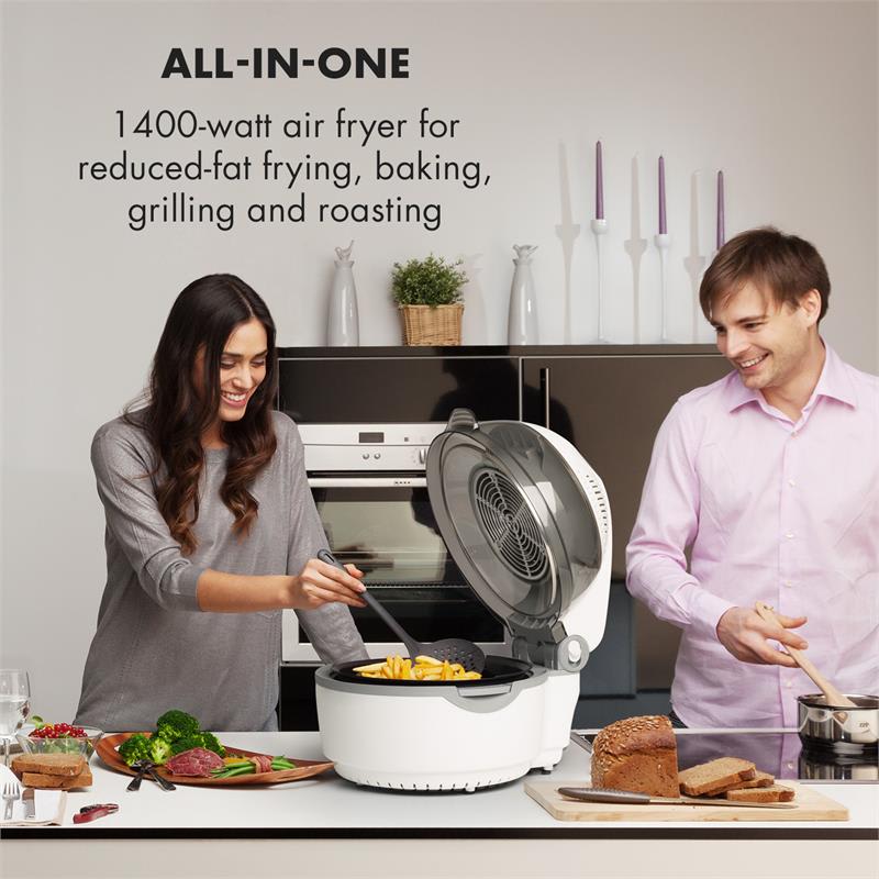 Klarstein VitAir Turbo Smart, teplovzdušná fritéza, 1400 W, 10 l, 20 programov, biela