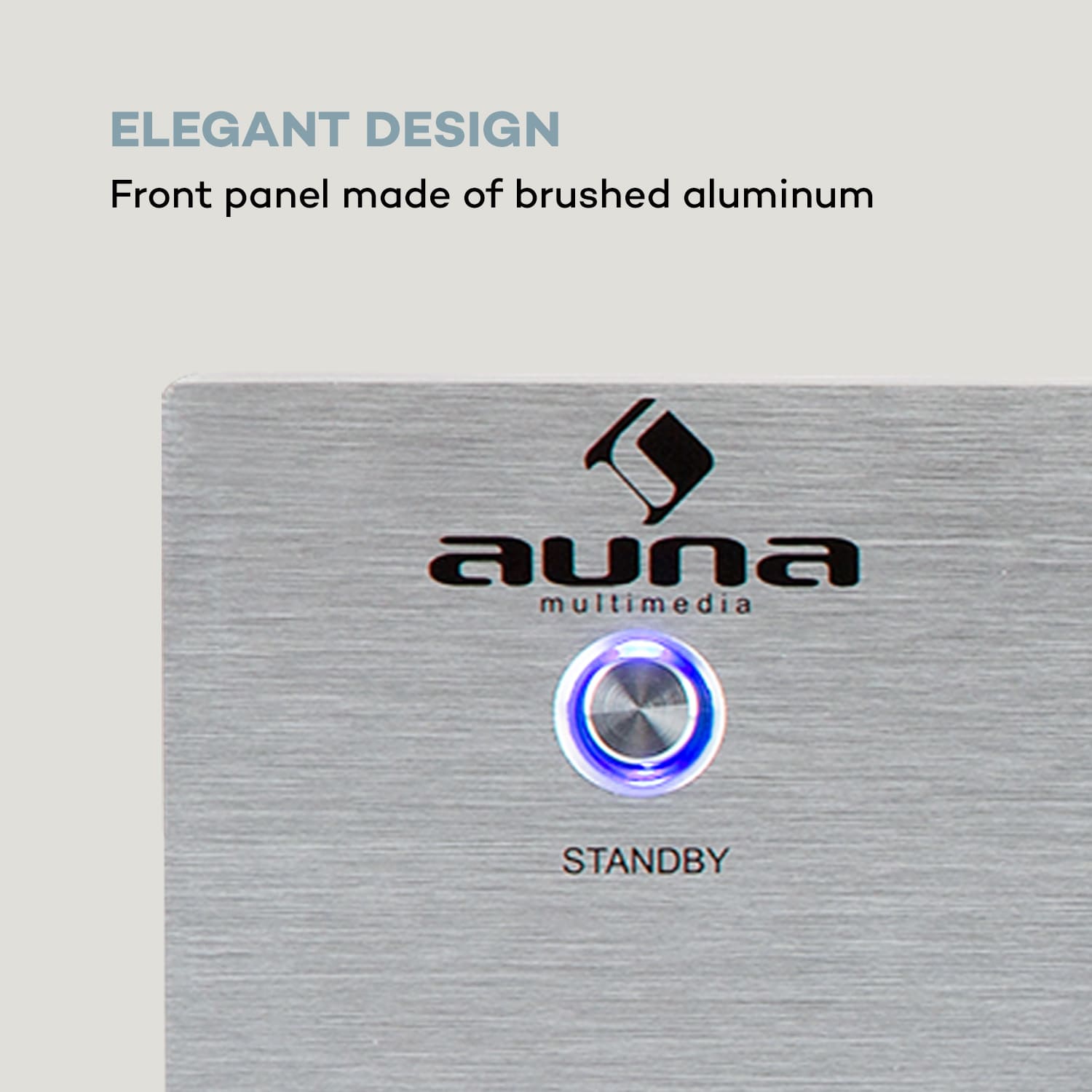 Auna AV2-CD850BT, 4-zónový HiFi stereo zosilňovač, 8 x 50 W RMS, bluetooth, USB, strieborný – Obrázok 3