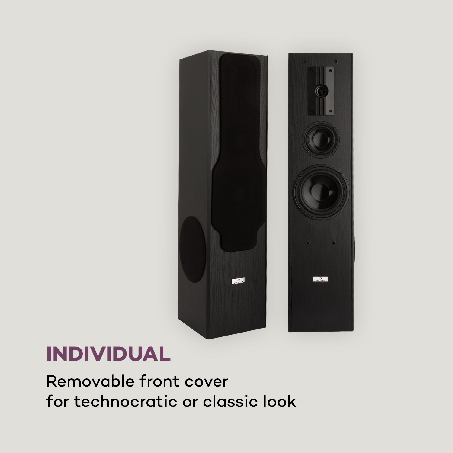 Auna Line E 1005, vežové reproduktory, 3-pásmové HiFi reproduktory, 700 W max., čierne – Obrázok 4