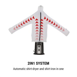 OneConcept ShirtButler, automatický sušič na košele, 850 W, 2 v 1, do 65 °C