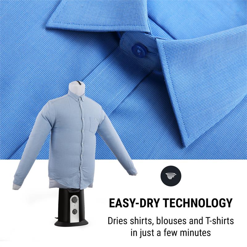 OneConcept ShirtButler, automatický sušič na košele, 850 W, 2 v 1, do 65 °C – Obrázok 3