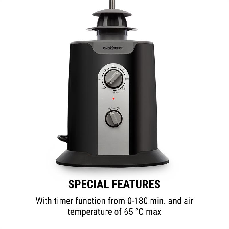 OneConcept ShirtButler, automatický sušič na košele, 850 W, 2 v 1, do 65 °C – Obrázok 4