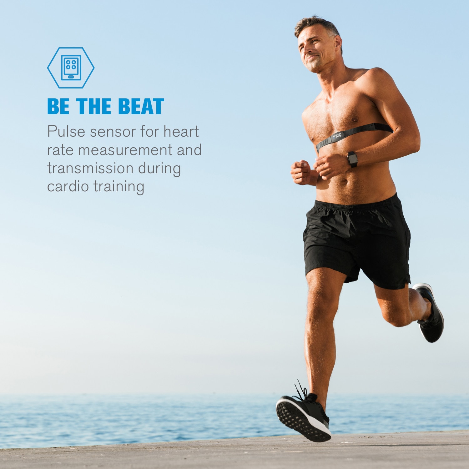 Capital Sports Alatech CS010, hrudný pás, bluetooth 4.0, IPX7, univerzálna veľkosť, čierny – Obrázok 3