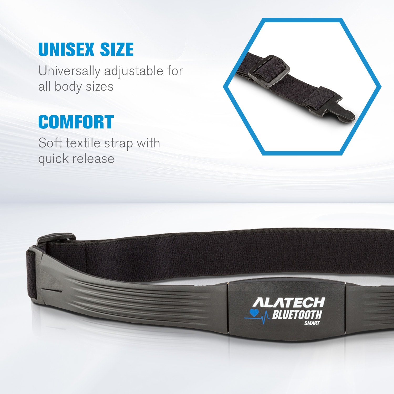Capital Sports Alatech CS010, hrudný pás, bluetooth 4.0, IPX7, univerzálna veľkosť, čierny – Obrázok 4