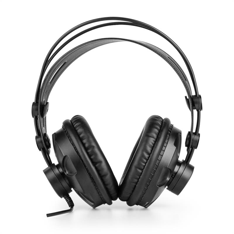 Auna HR-580, štúdiové slúchadlá, over-ear slúchadlá, uzavreté, čierne