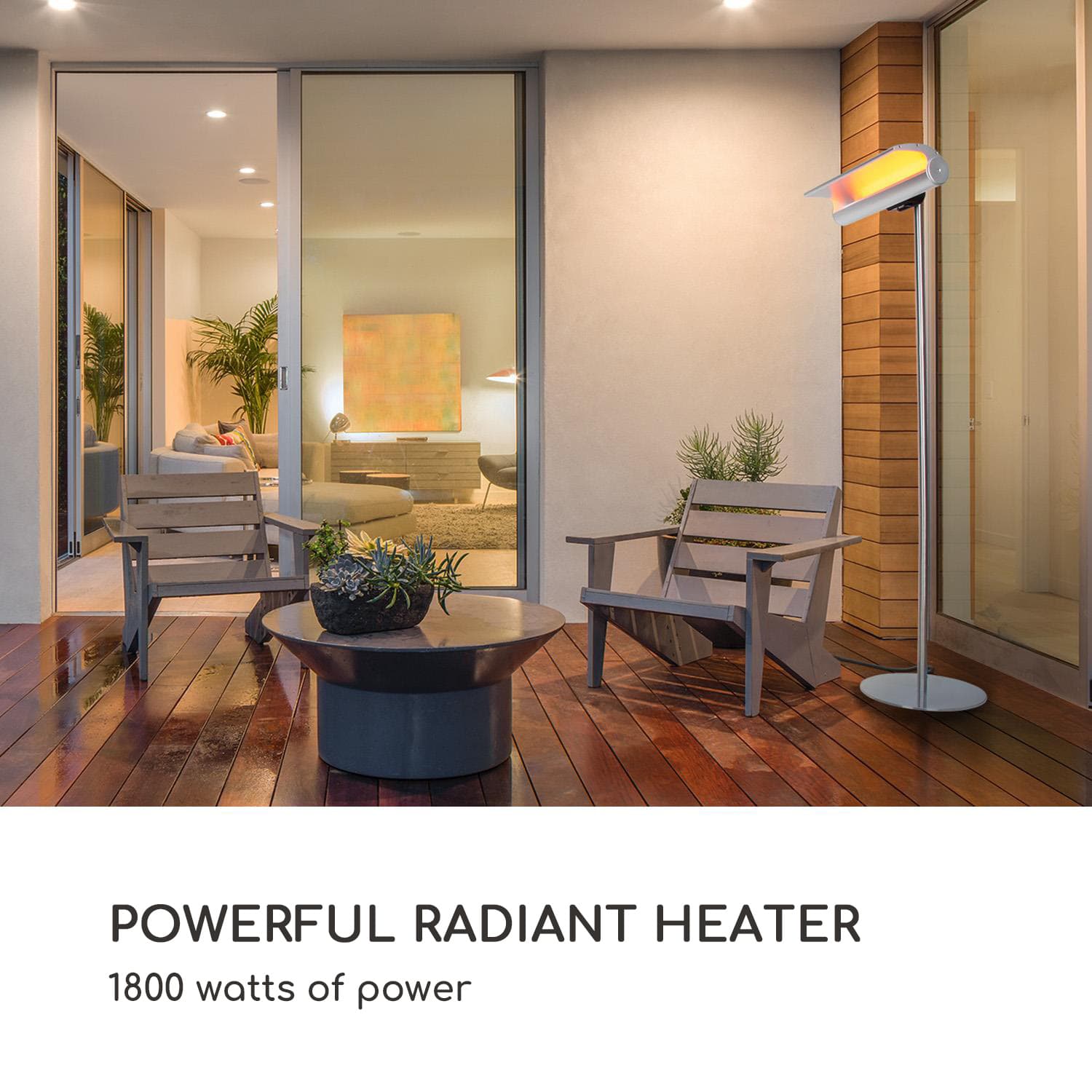 Blumfeldt Heat Guard Reflex, ohrievač, 1800 W, IP55, časovač, diaľkový ovládač