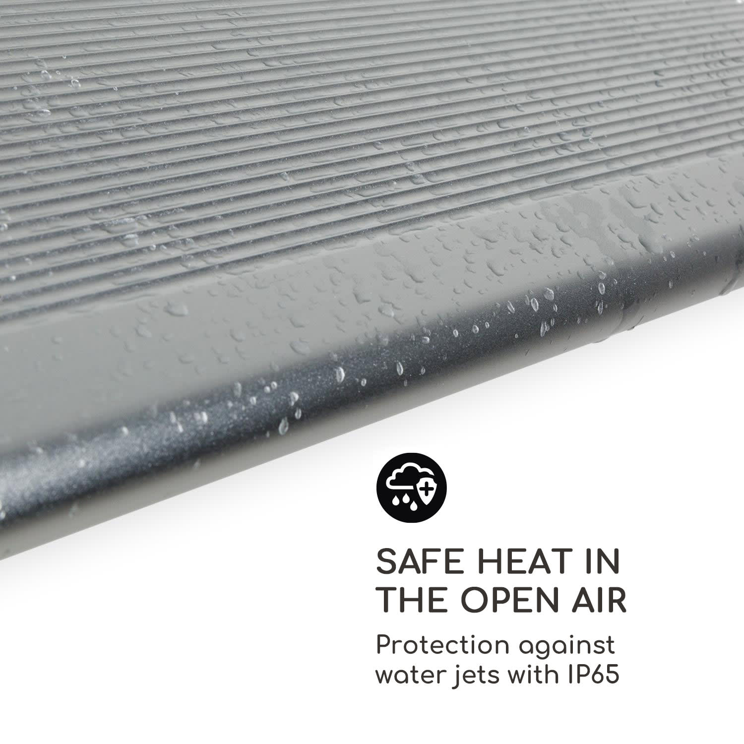 Blumfeldt Heat Guard Reflex, ohrievač, 1800 W, IP55, časovač, diaľkový ovládač – Obrázok 3