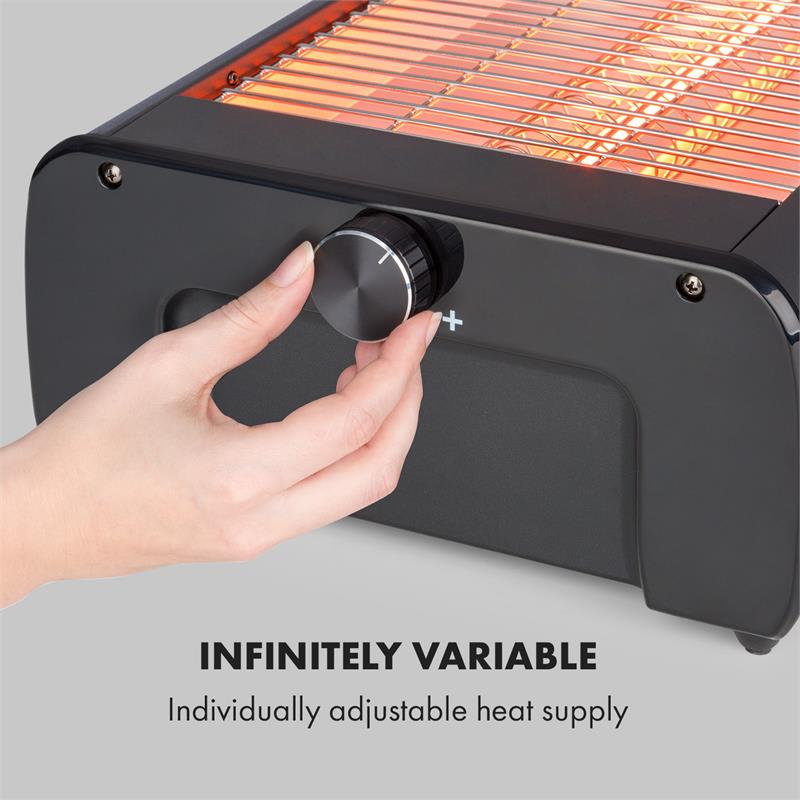 Klarstein Infragrill, elektrický gril, infračervený, 1500 W, bez dymu, čierny – Obrázok 4