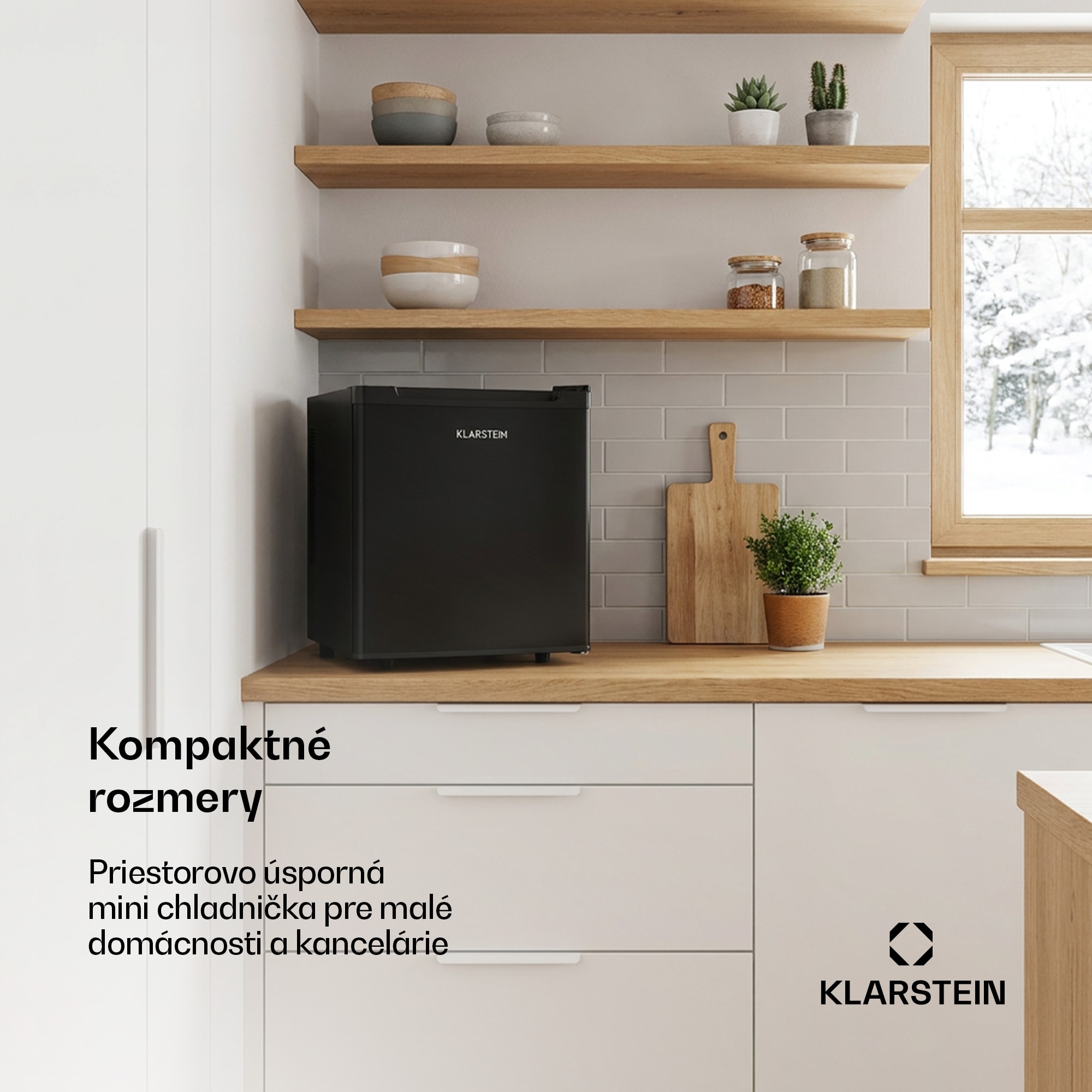 Klarstein Silent Cool, chladnička, 30 l, Arctic-Fox Cooling, energet. trieda G, čierna – Obrázok 2