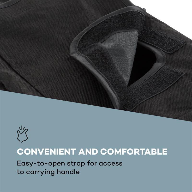 Malone PA Cover Bag 8, ochranný obal na PA reproduktory 20 cm (8"), nylon, čierny – Obrázok 3