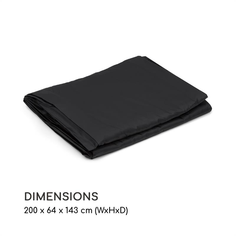 Blumfeldt Theia Raincover, ochranný kryt, 100 % polyester, ochrana v každom počasí, čierny – Obrázok 4