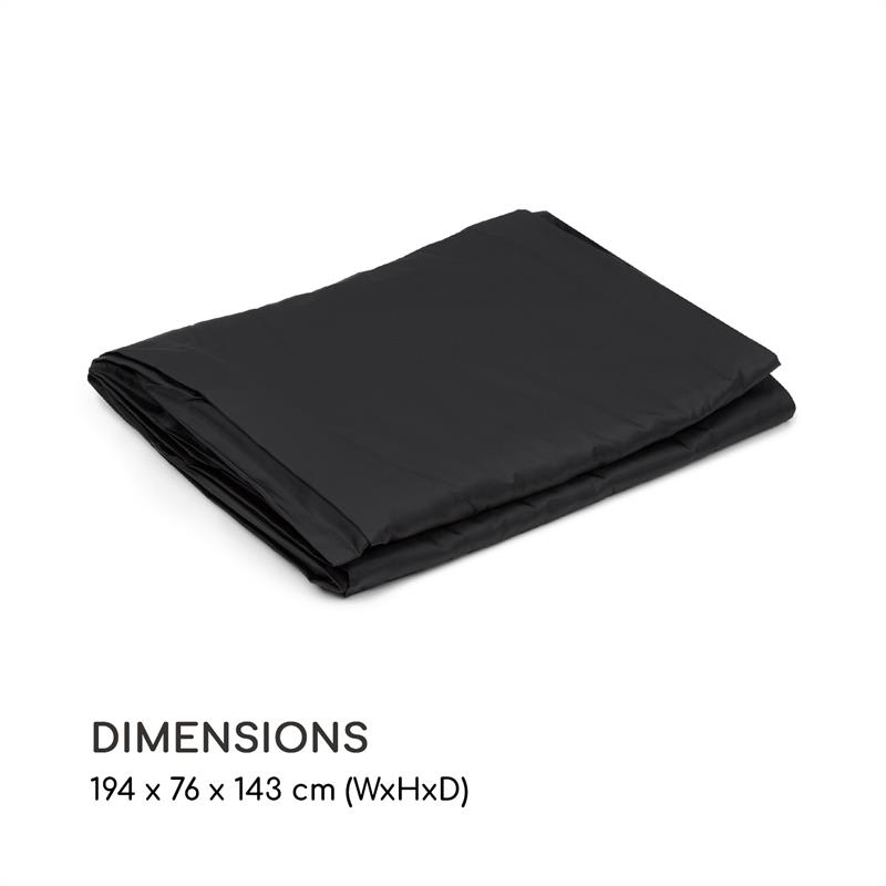 Blumfeldt Titania Raincover, ochranný kryt, 100 % polyester, ochrana v každom počasí, čierny – Obrázok 4