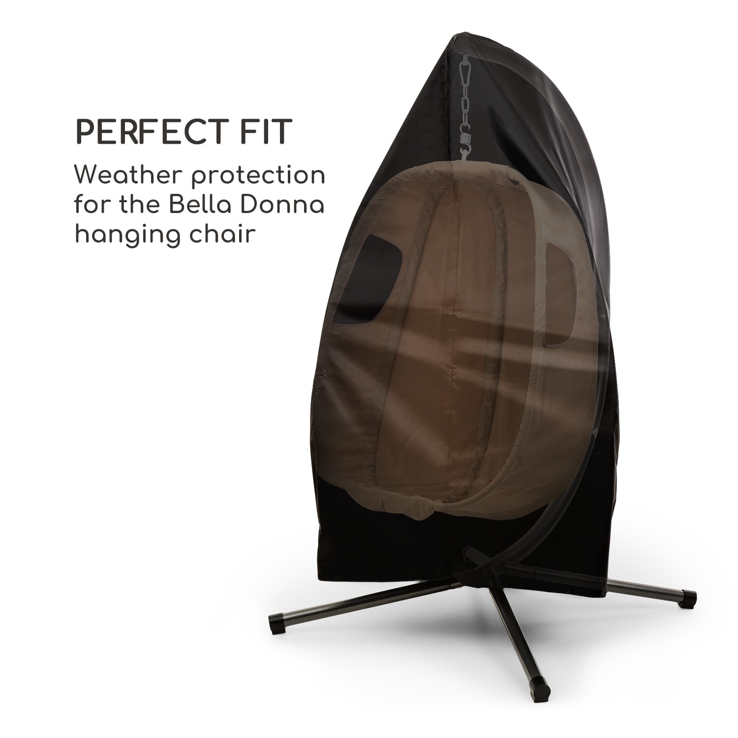 Blumfeldt Bella Donna, ochranný kryt, 100 % polyester, nepremokavý, čierny