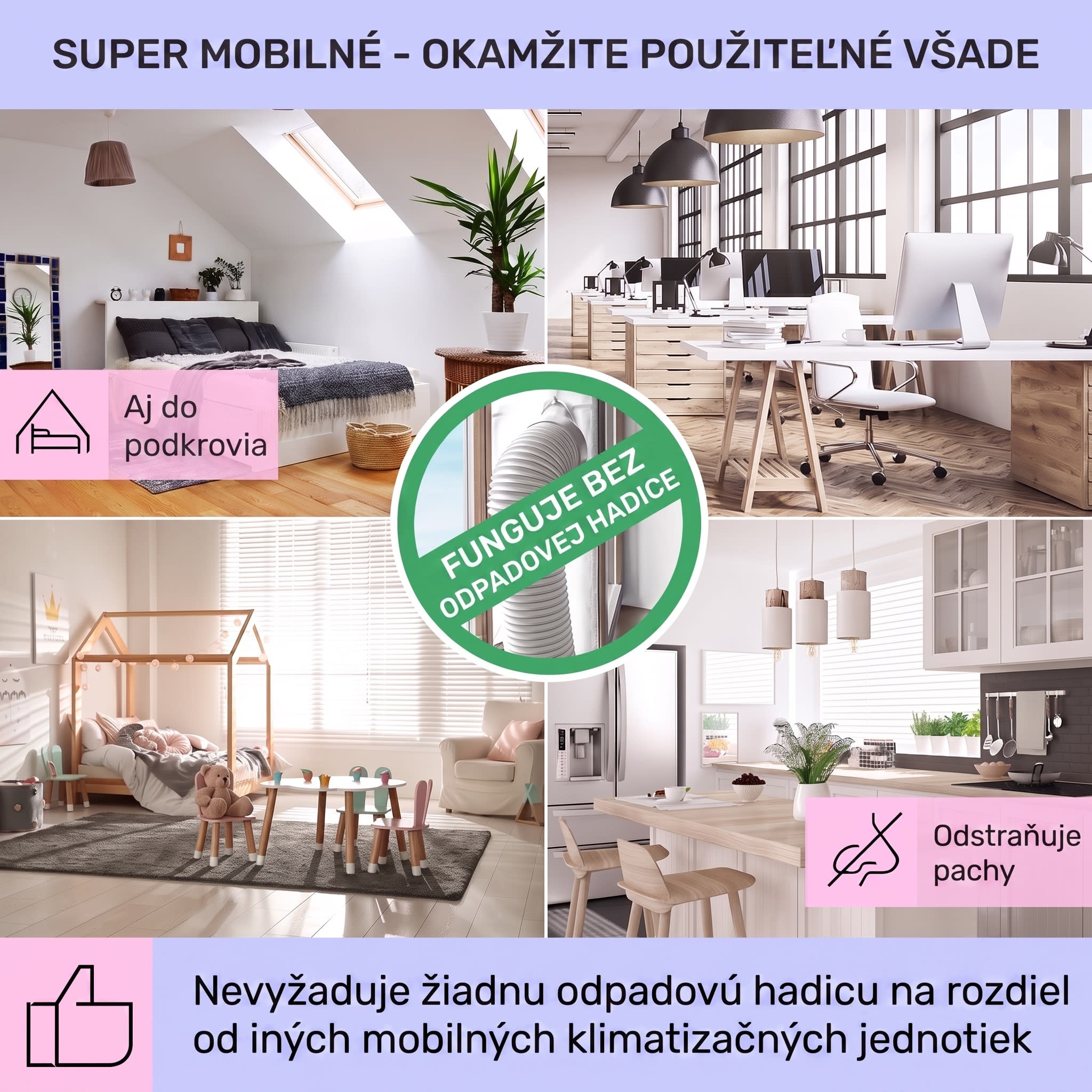 Klarstein IceWind Plus, 4 v 1 ochladzovač vzduchu, ventilátor, zvlhčovač vzduchu, čistička vzduchu, ionizátor, 65 W, 330 m³/h, 7 l, 4 rýchlosti, oscilácia, časovač, diaľkový ovládač, mobilný – Obrázok 4
