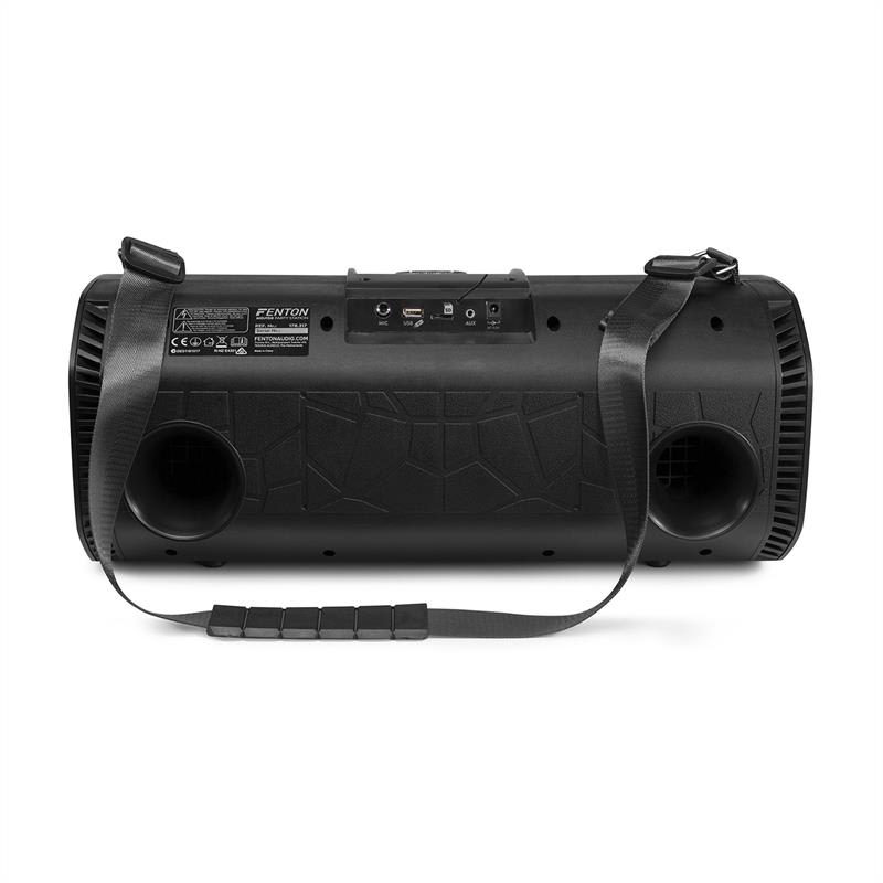 Fenton MDJ150, párty stanica, 200 W, 2 x 5,25" reproduktor, akumulátor, diaľkový ovládač, čierna – Obrázok 2