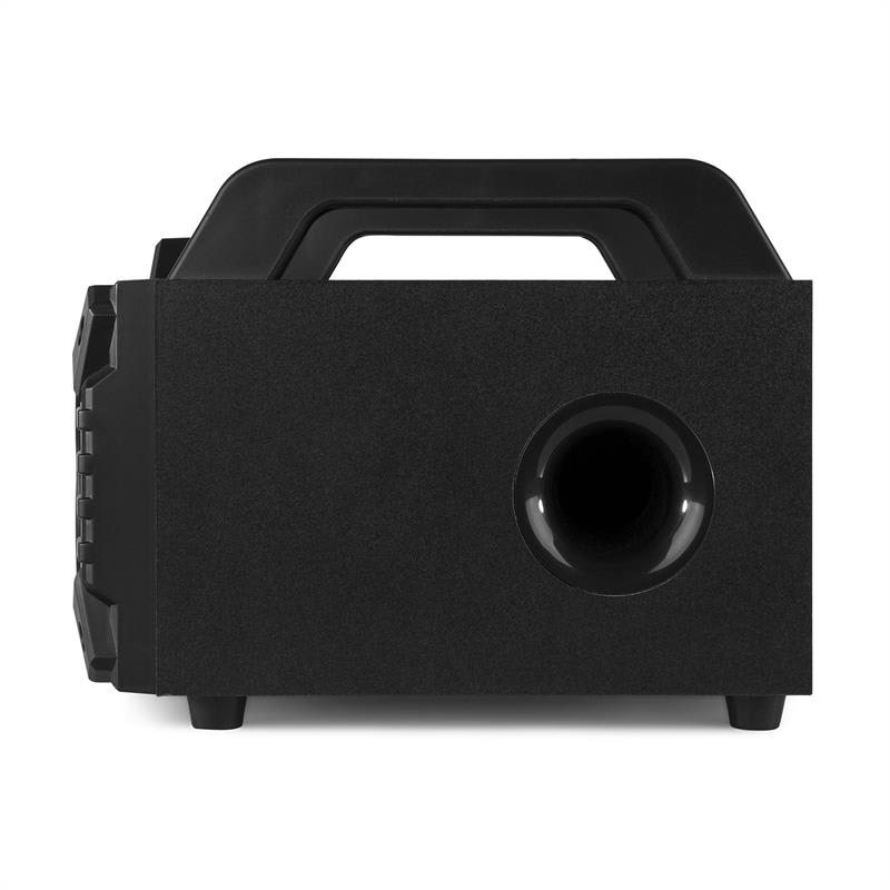 Fenton MDJ95, párty stanica, bluetooth, USB/SD/AUX, akumulátor, čierna – Obrázok 4
