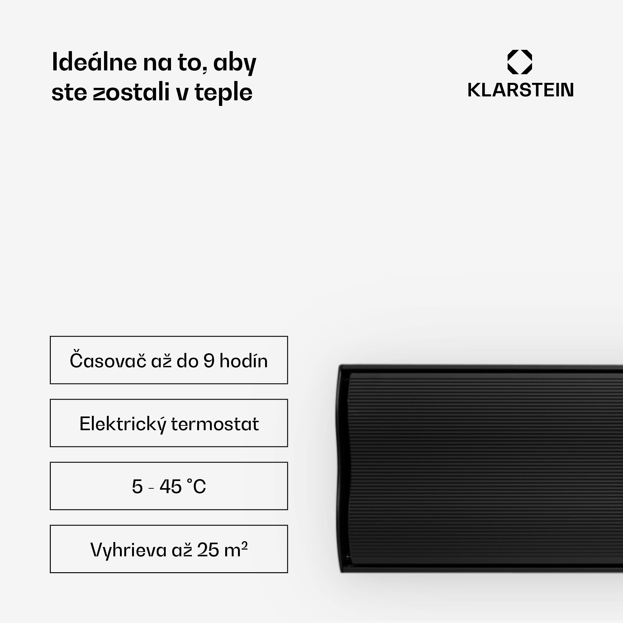 Blumfeldt Cosmic Beam Plus XXL, infračervený ohrievač, 3000 W, diaľkový ovládač, čierny – Obrázok 2