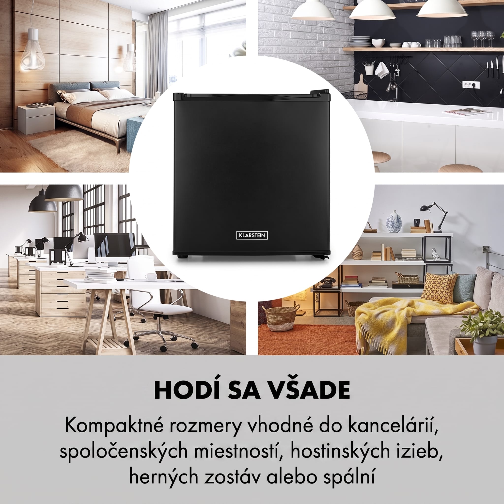 Klarstein Secret Cool, mini chladnička, minibar, 13 l, energet. trieda G, čierna – Obrázok 3