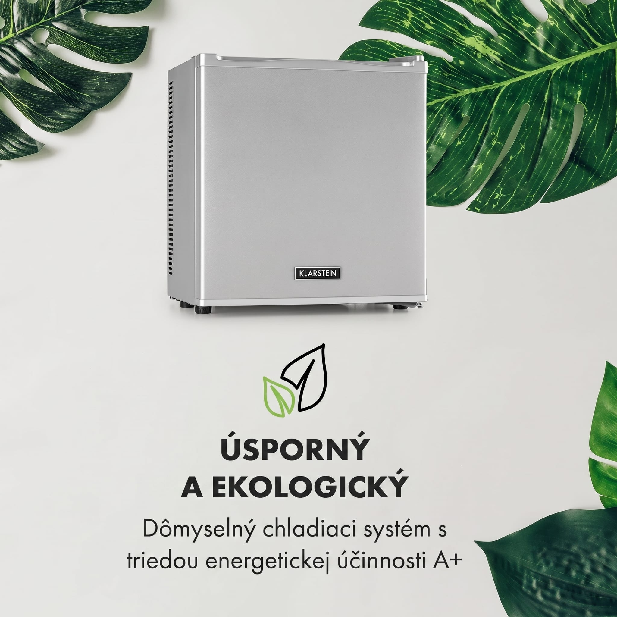 Klarstein Secret Cool, mini chladnička, minibar, 13 l, energet. trieda G, strieborná – Obrázok 4
