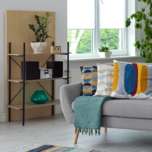 OneConcept Streamo, stereo systém s internetovým rádiom, WLAN, DAB+, FM, CD prehrávač, BT, strieborný
