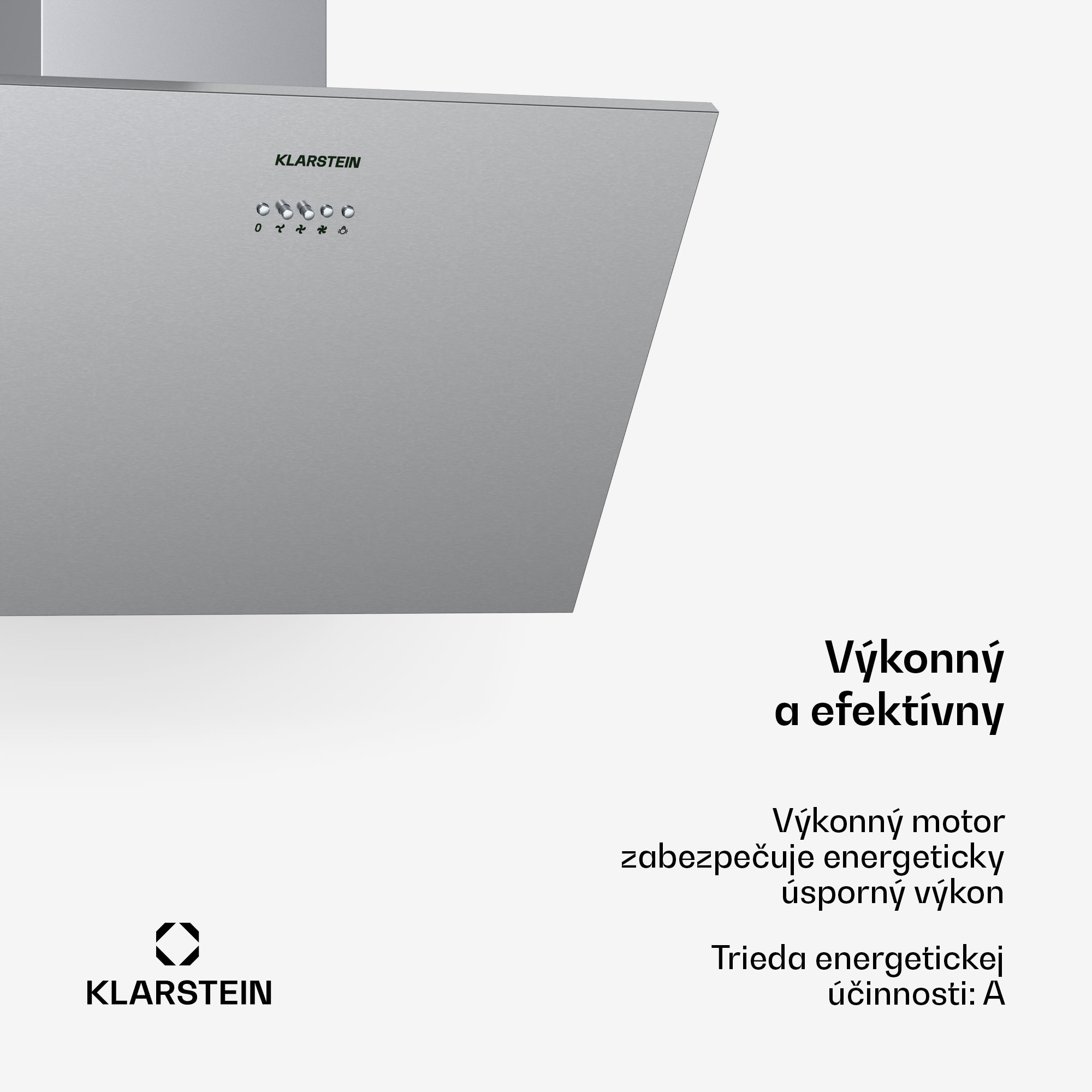 Klarstein Silver Lining 60, digestor, 60 cm, nástenný, 568 m³/h, A, nehrdzavejúca oceľ – Obrázok 3