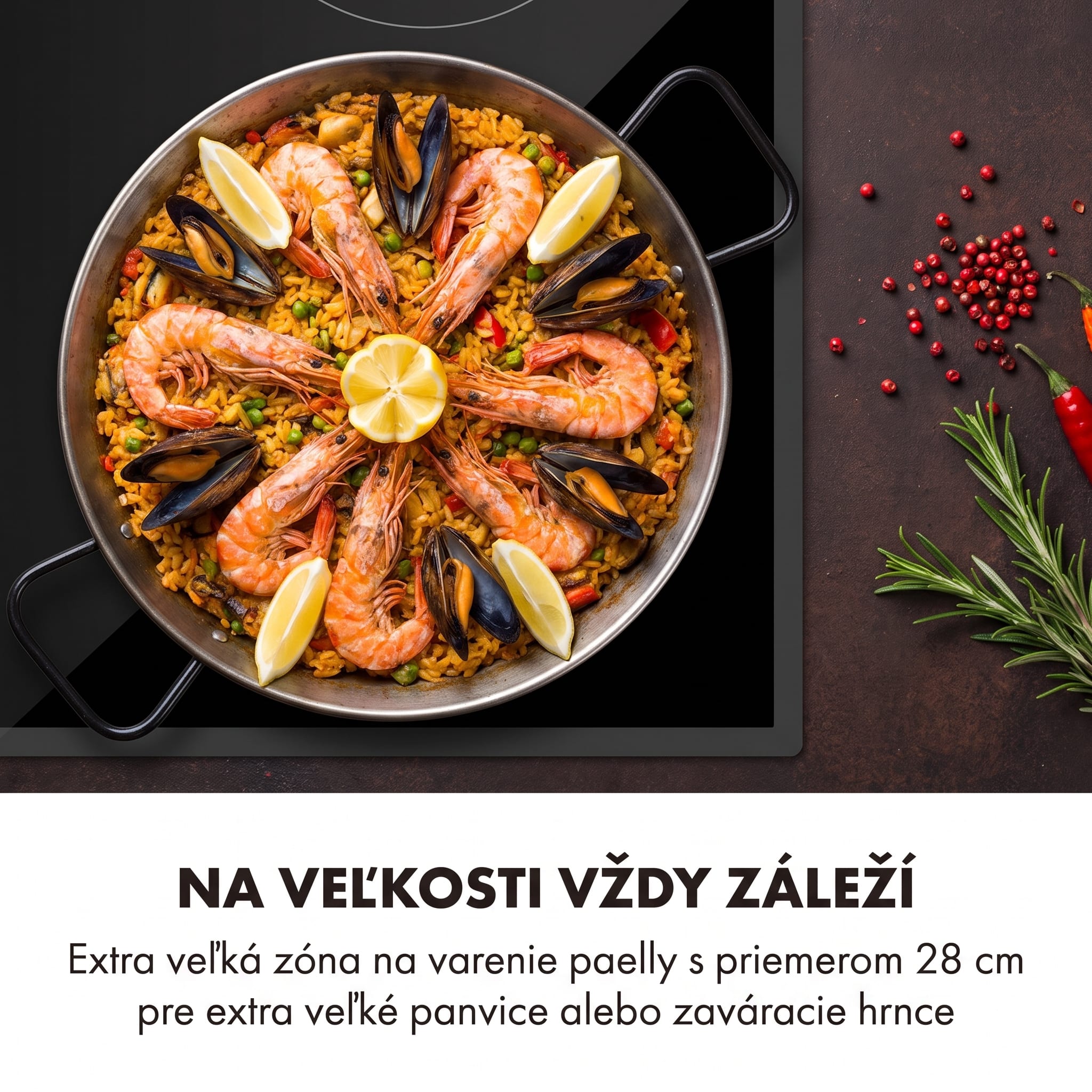 Klarstein Delicatessa 3, indukčná varná doska, 5800 W, 3 zóny, sklokeramika, čierna – Obrázok 2