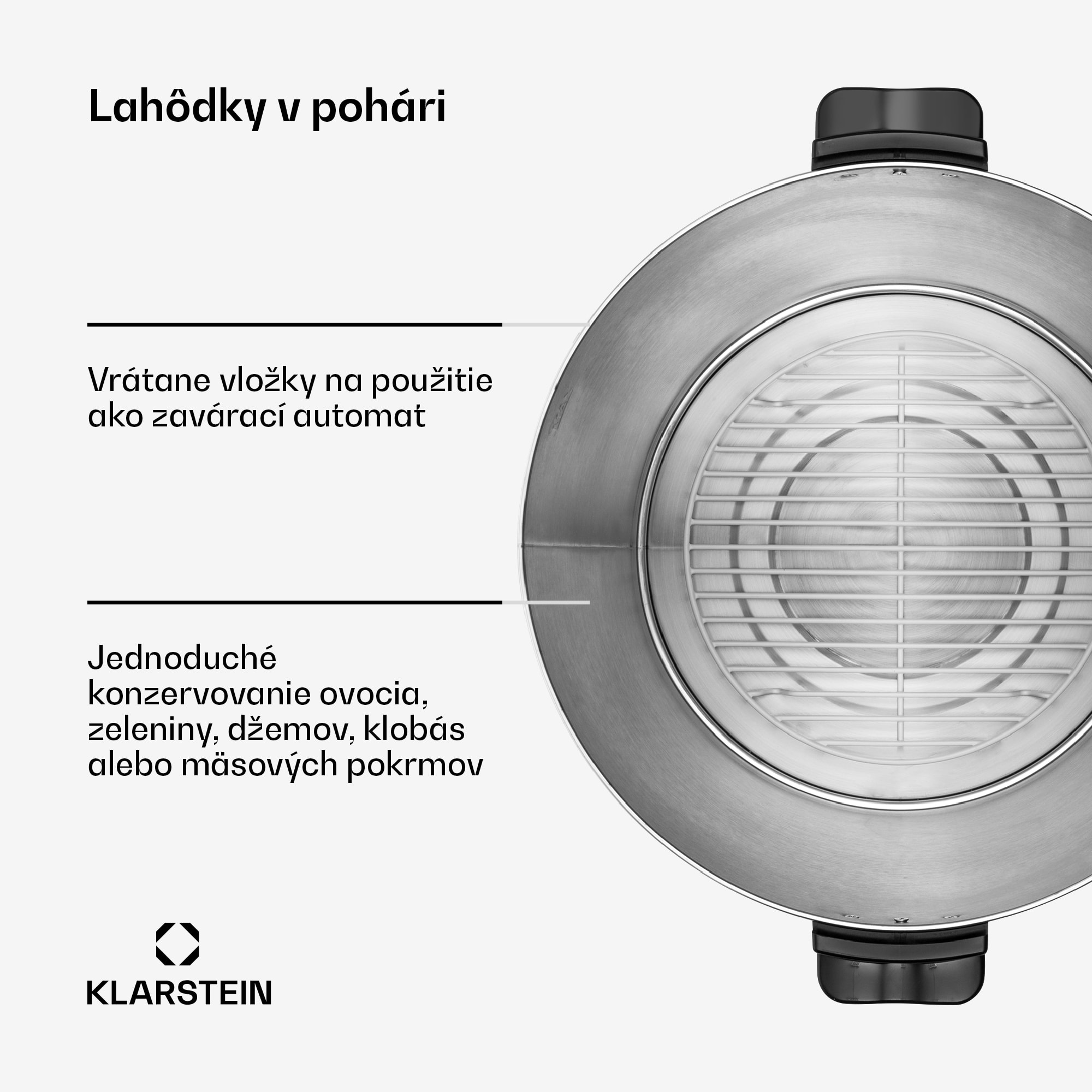 Klarstein KonfiStar 40, zavárací hrniec, dávkovač nápojov, 40 l, 2500 W, 100 °C, 180 min, digitálny – Obrázok 4