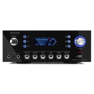 Fenton AV120FM, stereo HiFi zosilňovač, 120 W RMS, (2 x 60 W na 8 Ohm), BT/USB/AUX