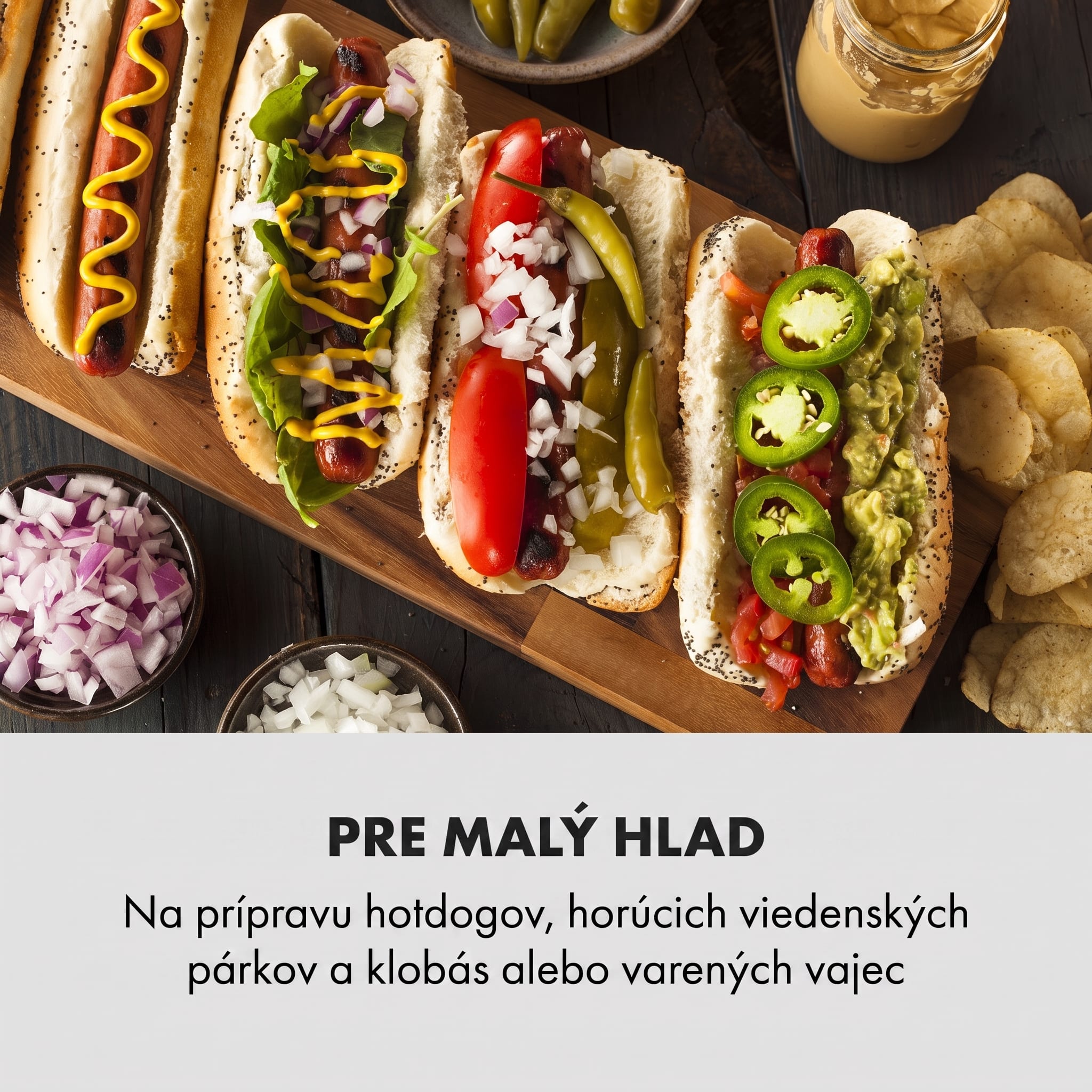 Klarstein Wurstfabrik 450 Hot Dog výrobník 450W 5L 30-100°C sklo nerezová oceľ – Obrázok 4
