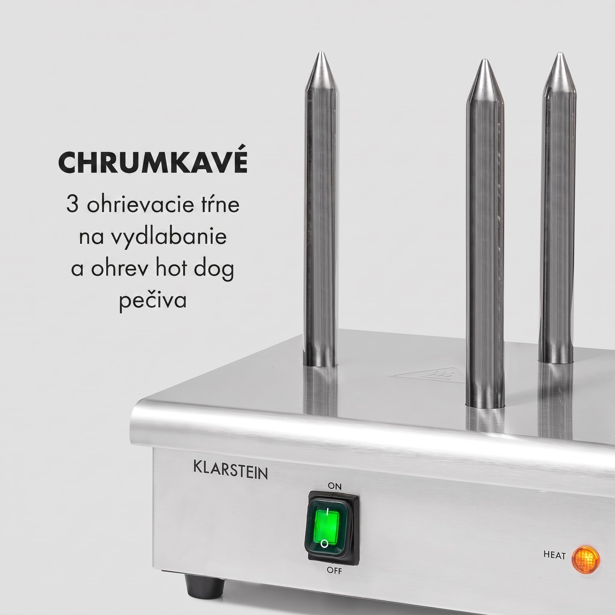 Klarstein Wurstfabrik 600, hotdogovač, 600 W, 5 l, 30 – 100 °C, sklo, nehrdzavejúca oceľ – Obrázok 4