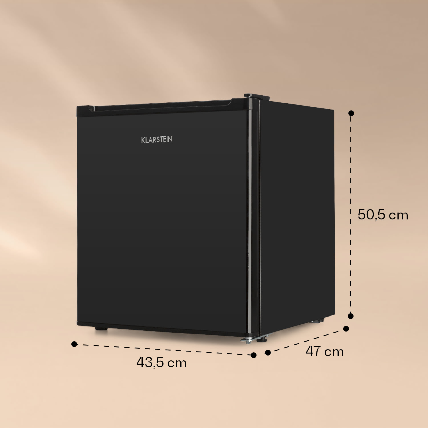 Klarstein Scooby, mini chladnička, 40 l, energet. trieda E, 39 dB, čierna – Obrázok 3