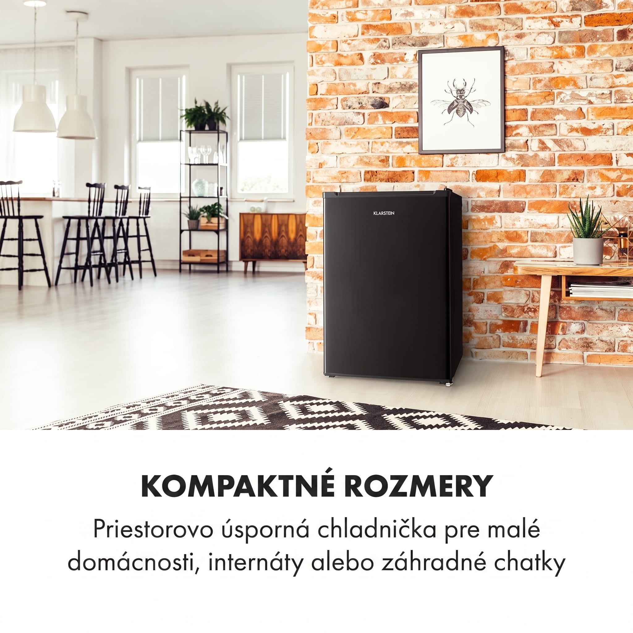 Klarstein Delaware, mraziaci priečinok 4 l, energet. trieda E, kompresné chladenie