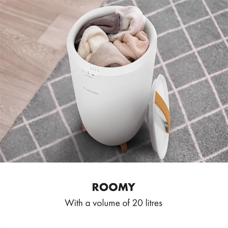Klarstein Cozy Wonder, ohrievač uterákov, 400 W, 20 litrov, 15/30/45/60 min., biely – Obrázok 4