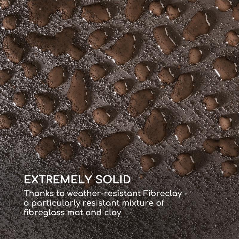 Blumfeldt Solid Grow Rust, kvetináč, 40 x 80 x 40 cm, fibreclay, hrdzavá farba – Obrázok 4