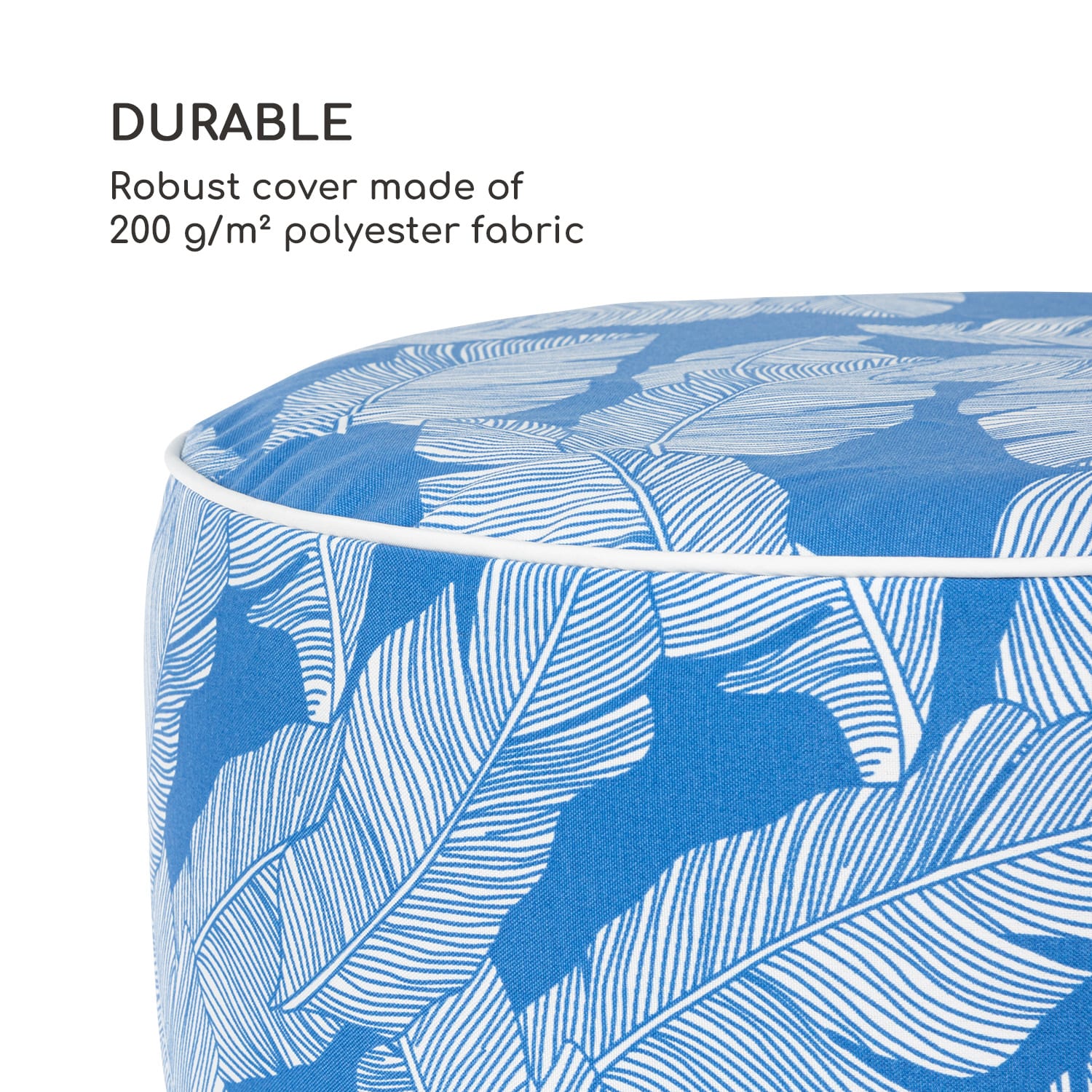 Blumfeldt Cloudio, sedačka, nafukovacia, 55 x 28 cm (Ø x V), PVC/polyester, modrá – Obrázok 4