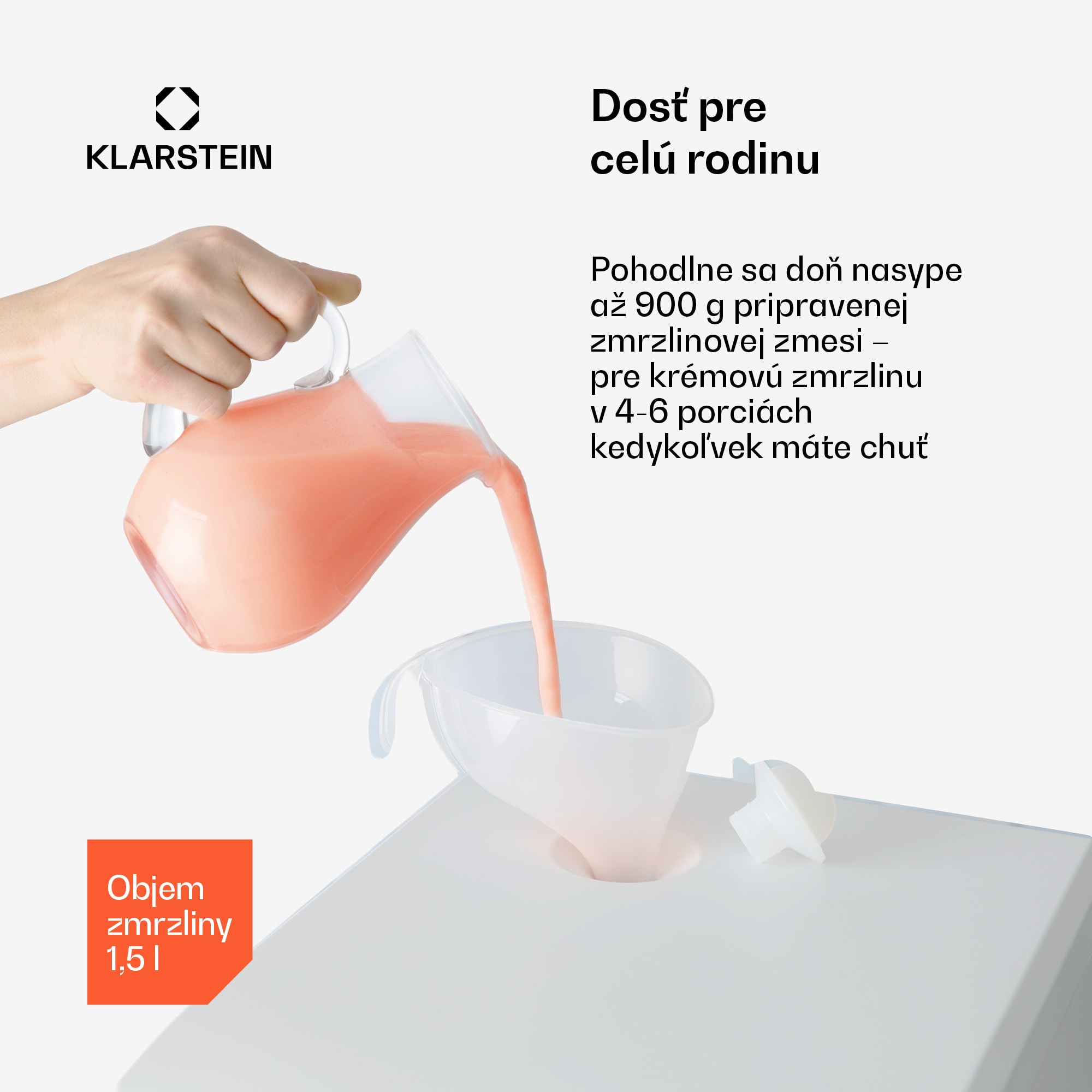 Klarstein Sweet Sundae zmrzlinovač kompresor 1,5l nehrdzavejúca oceľ biely – Obrázok 3