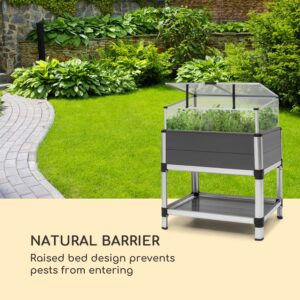 Blumfeldt Novagrow Advanced, skleník, 78,5 x 101,5 x 60,5 cm, 113 l, UV ochrana, sivý