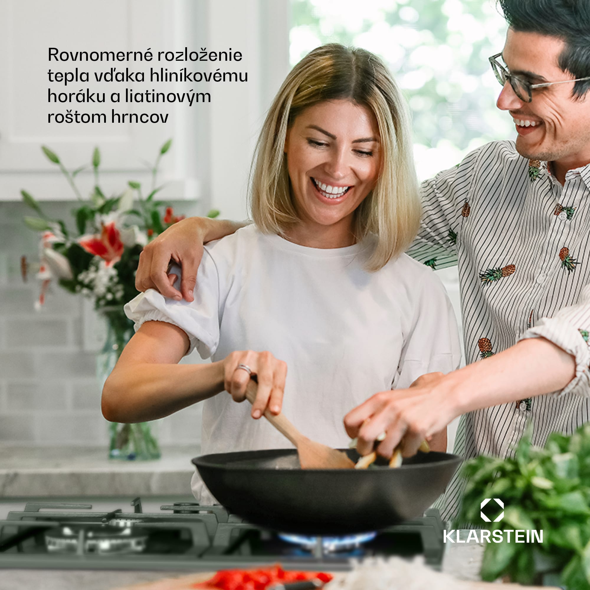 Klarstein Alchemist 4-zónová plynová varná doska s hliníkovými horákmi, čierna sklokeramika – Obrázok 3