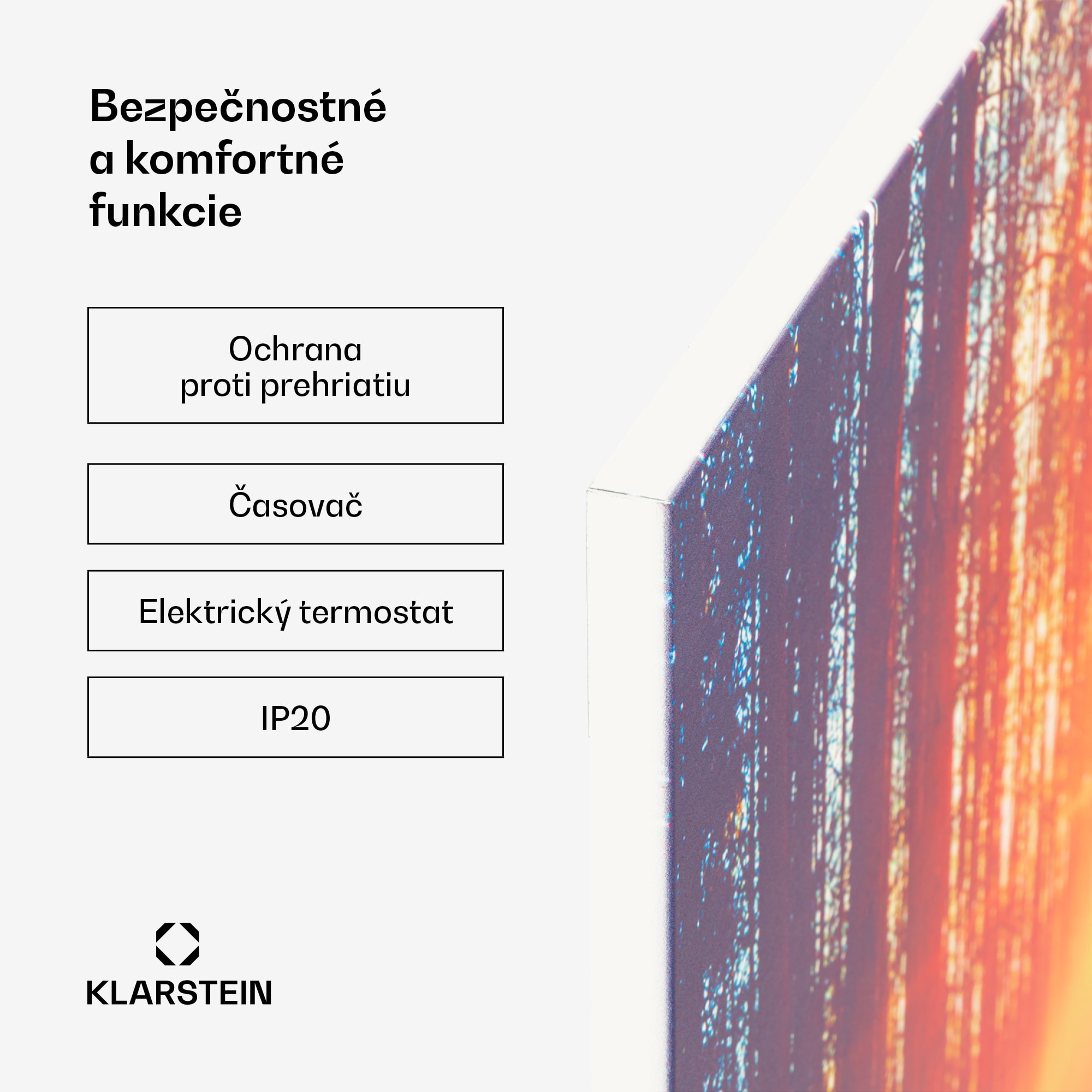 Klarstein Wonderwall Air Art Infinite 720 infračervené kúrenie 120x60 cm – Obrázok 4