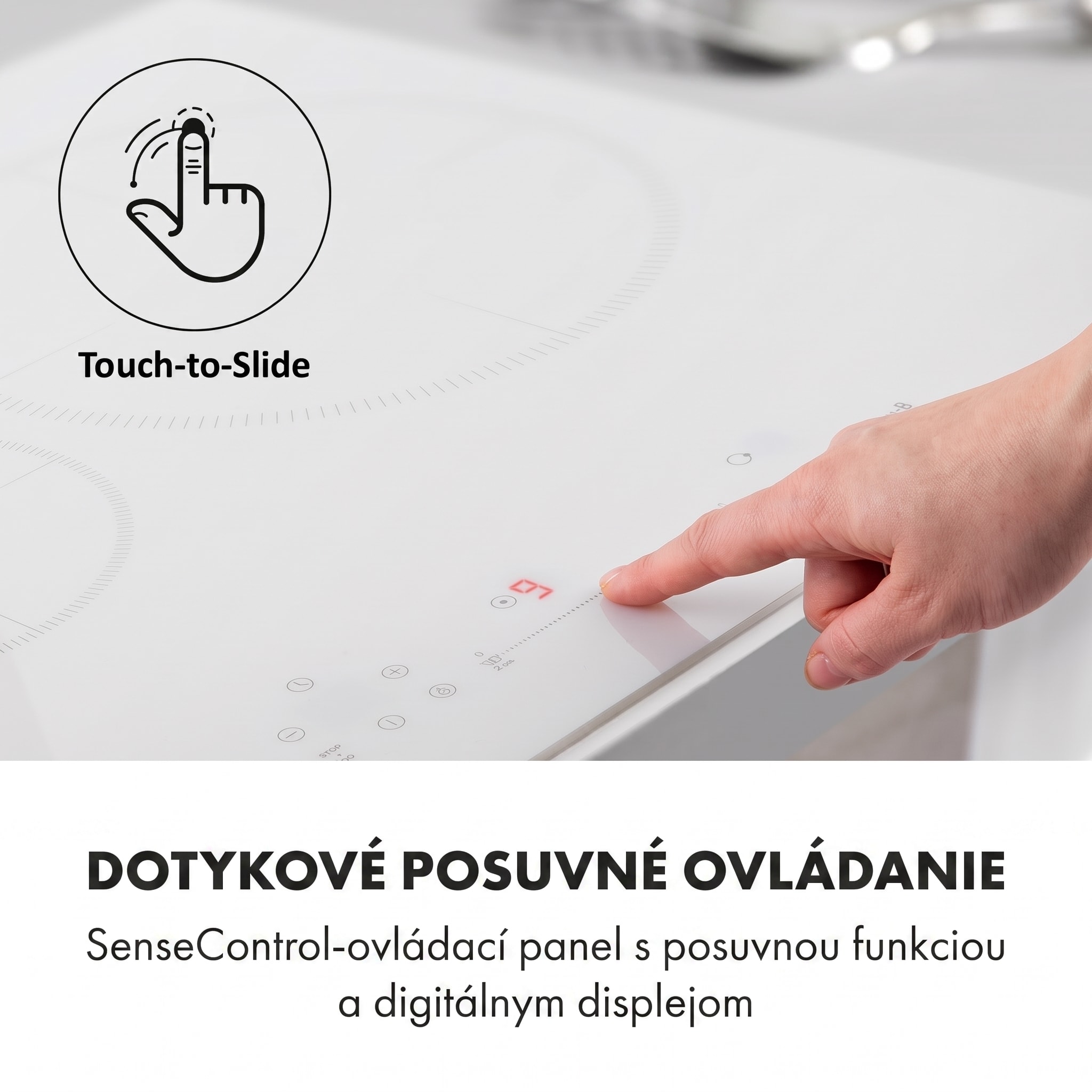 Klarstein Delicatessa 77 Hybrid, vstavaná indukčná varná doska, 7000 W, 4 zóny – Obrázok 4