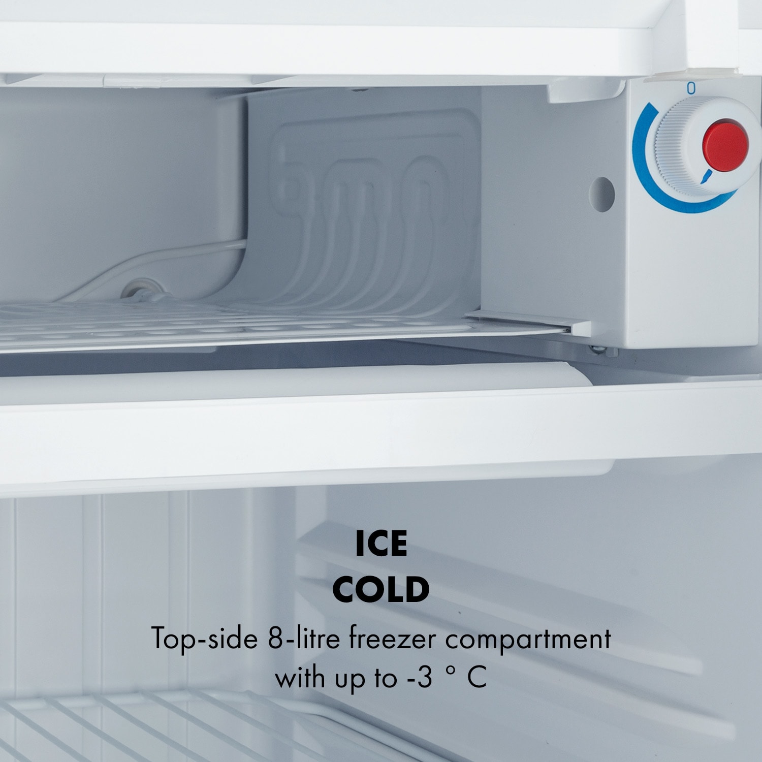 Klarstein Yummy, chladnička s mraziacim priečinkom, 90 l, energet. trieda F, 42 dB – Obrázok 3