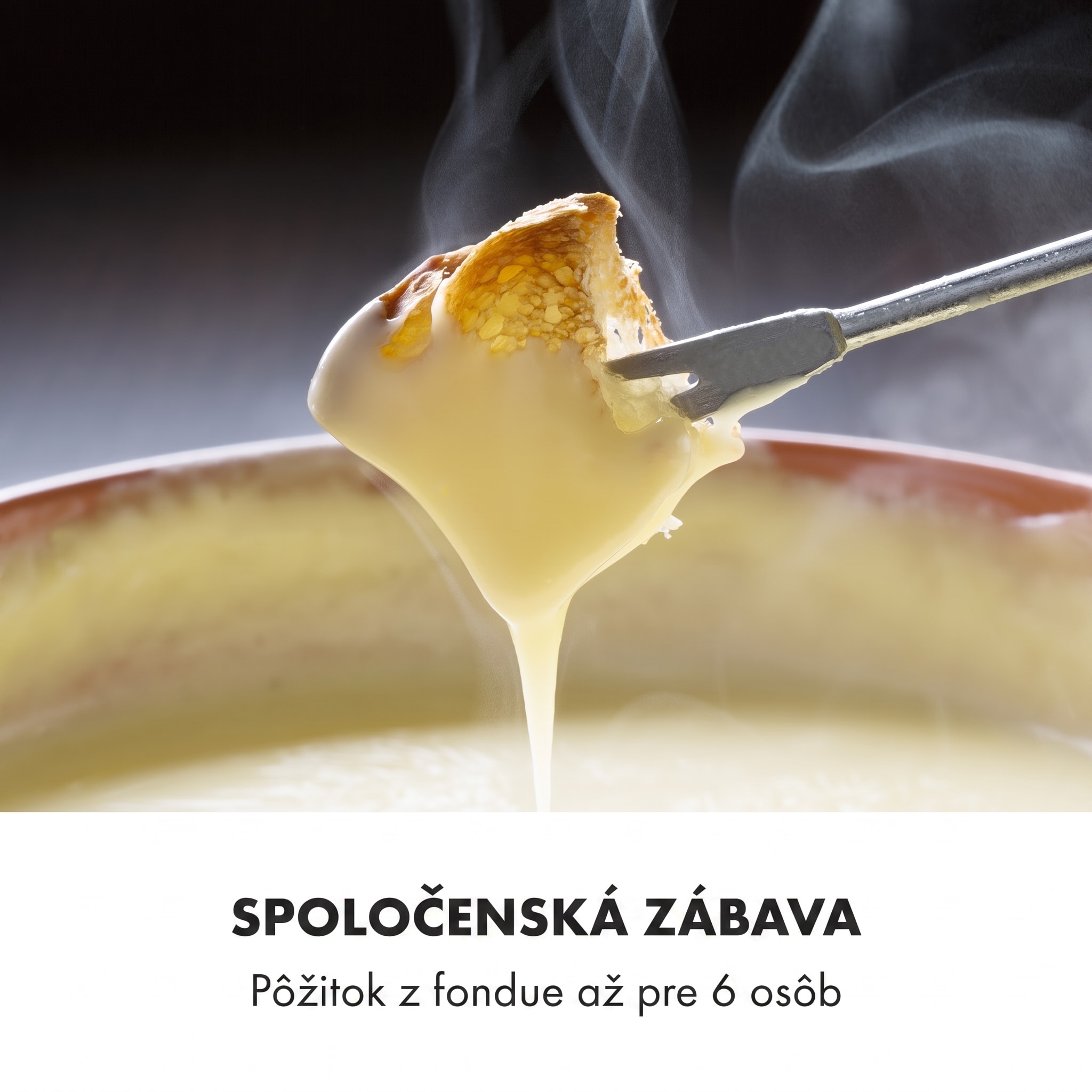 Klarstein Bambus, fondue, 800 W, hrniec z ušľachtilej ocele – Obrázok 2