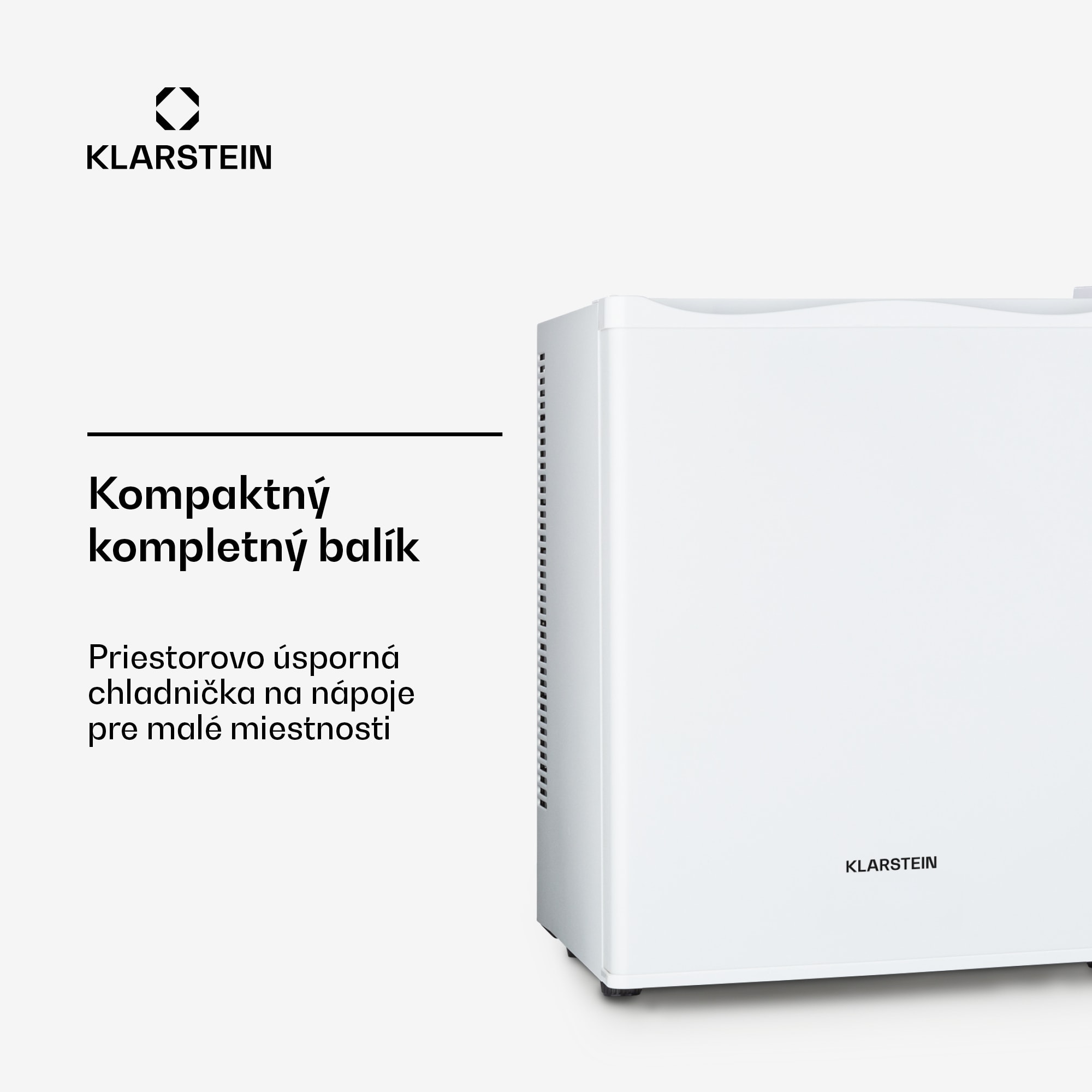 Klarstein Happy Hour, minibar, 5-15°C, energet. trieda G, tichý, 23dB, LED svetlo – Obrázok 2