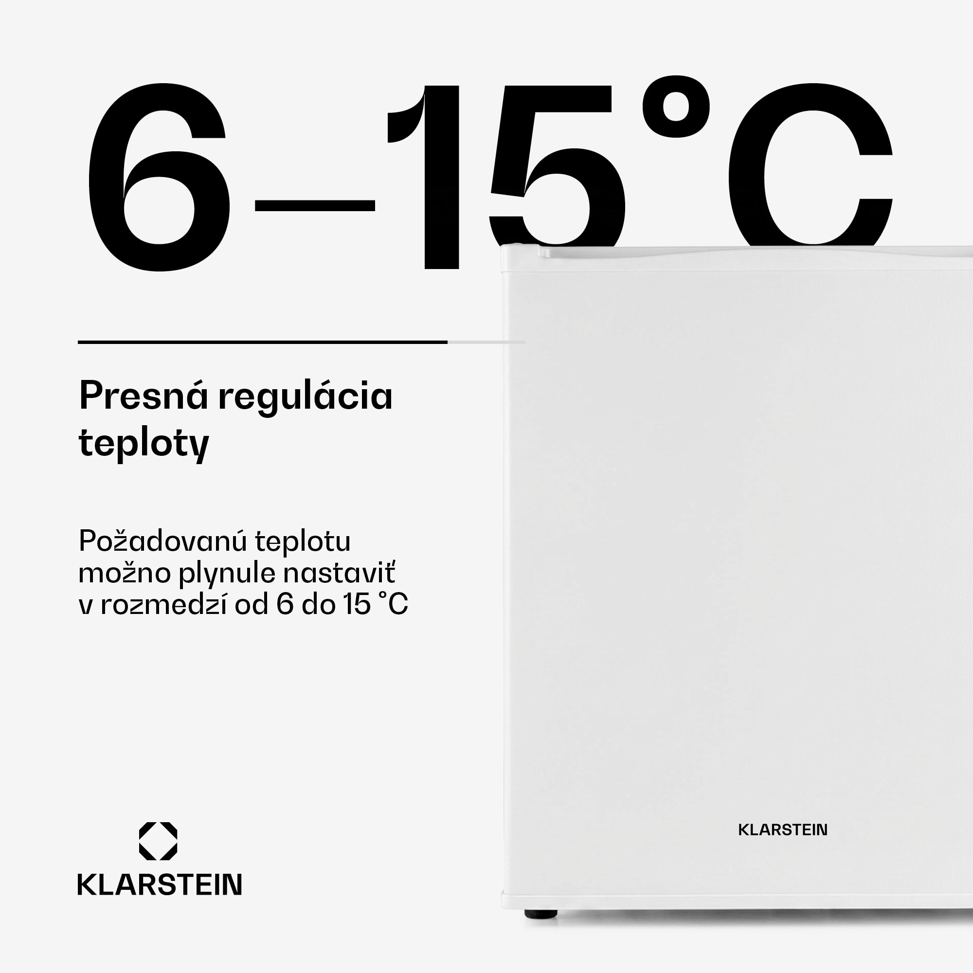 Klarstein Happy Hour 40, mini chladnička, 40 l, 5-15°C, tichá, 23dB, LED-svetlo, biela – Obrázok 3